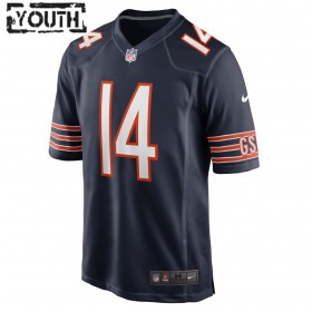 Chicago Bears Tröjor Andy Dalton 14 Nike Svart 2021 NFL Draft - Barn